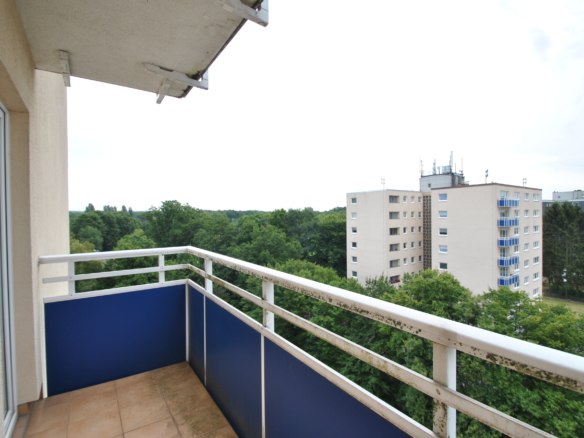 Ausblick Balkon